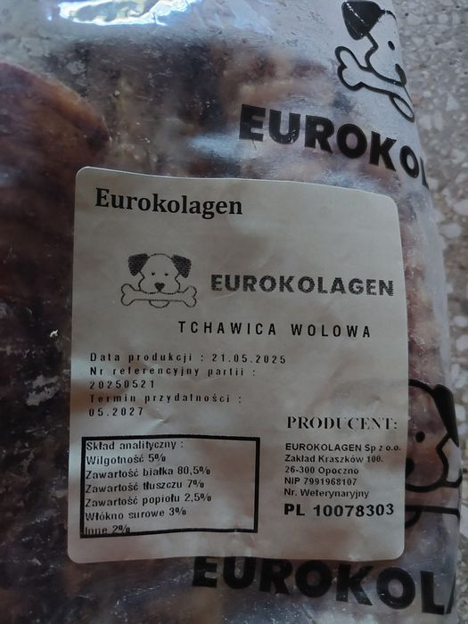 4 sztuki / tchawica wołowa / 50 cm
