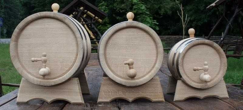 Дубова бочка D60, діжка з дубу, хорошої якості, різні літражі