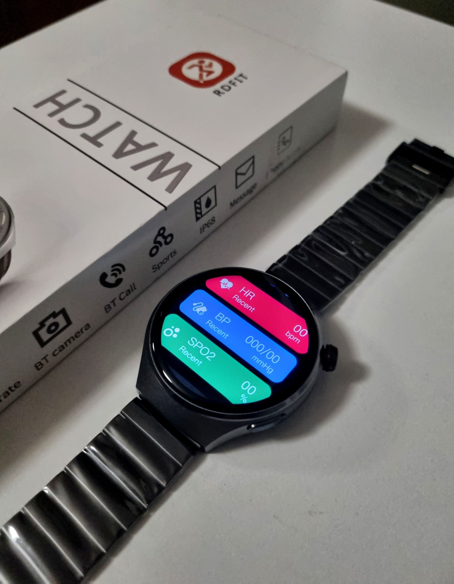 Czarny smartwatch OKAZJA