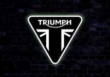 LED Neon TRIUMPH, Podświetlany znaczek 3D, Logo, Baner, Lampa, Szyld