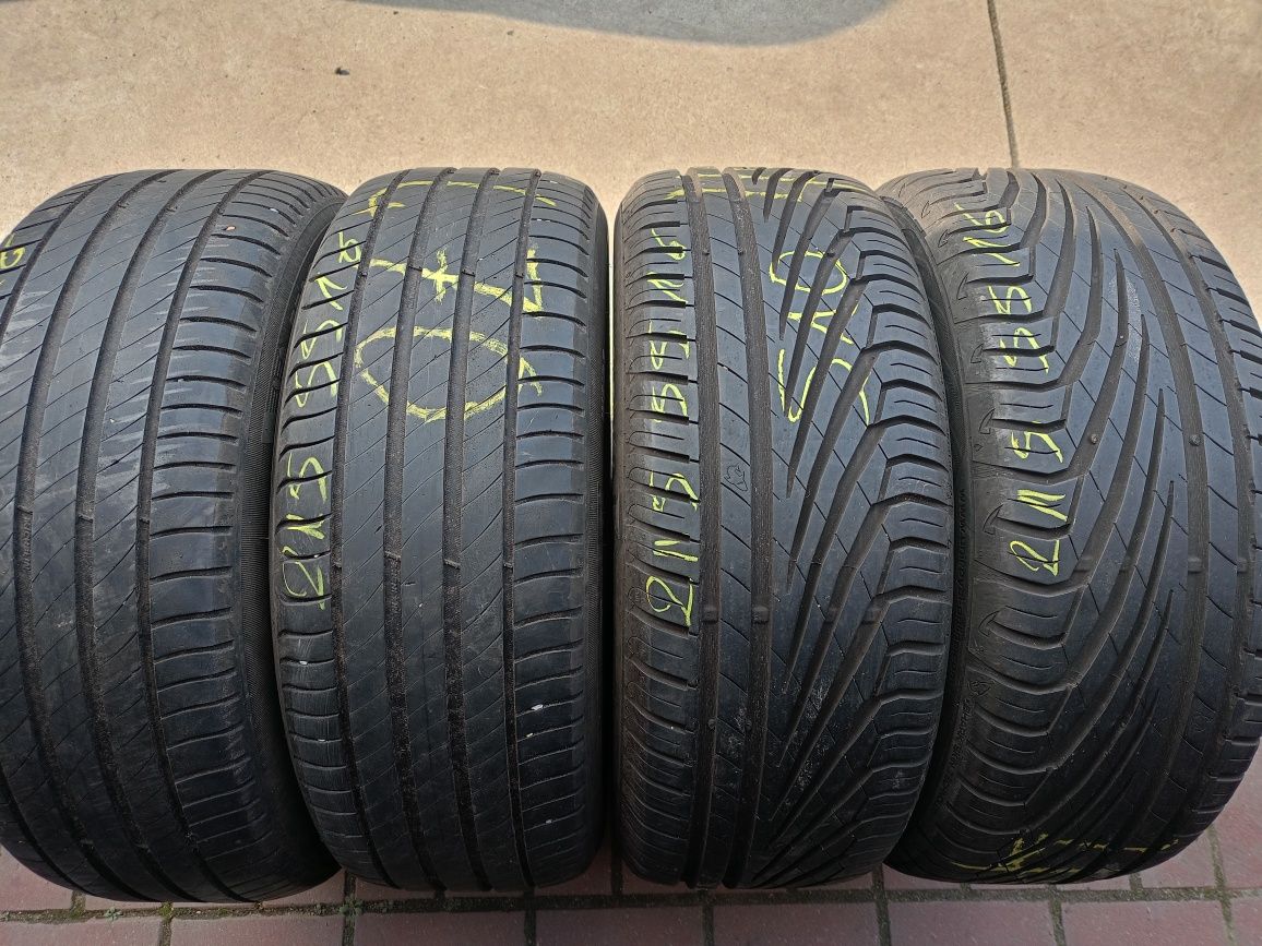 Opony letnie 215/55r16 Uniroyal Michelin 8mm 510zl 4szt