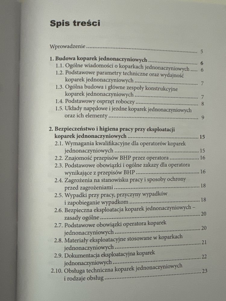 Operator Koparek Jednonaczyniowych  Książka