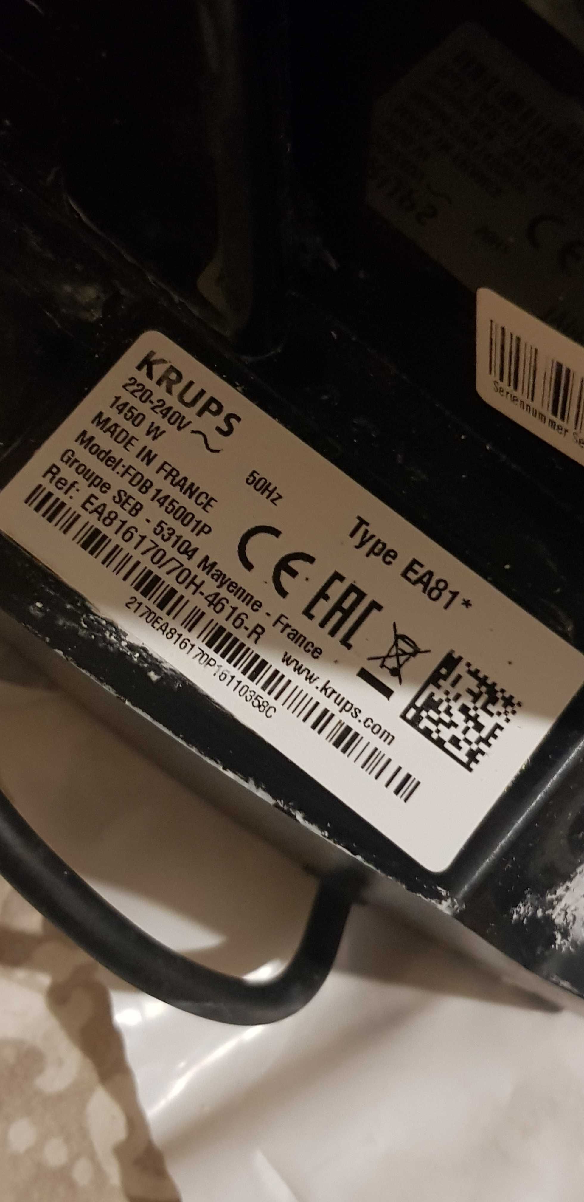 Ekspres do kawy KRUPS EA81 – uszkodzony, na części, do negocjacji