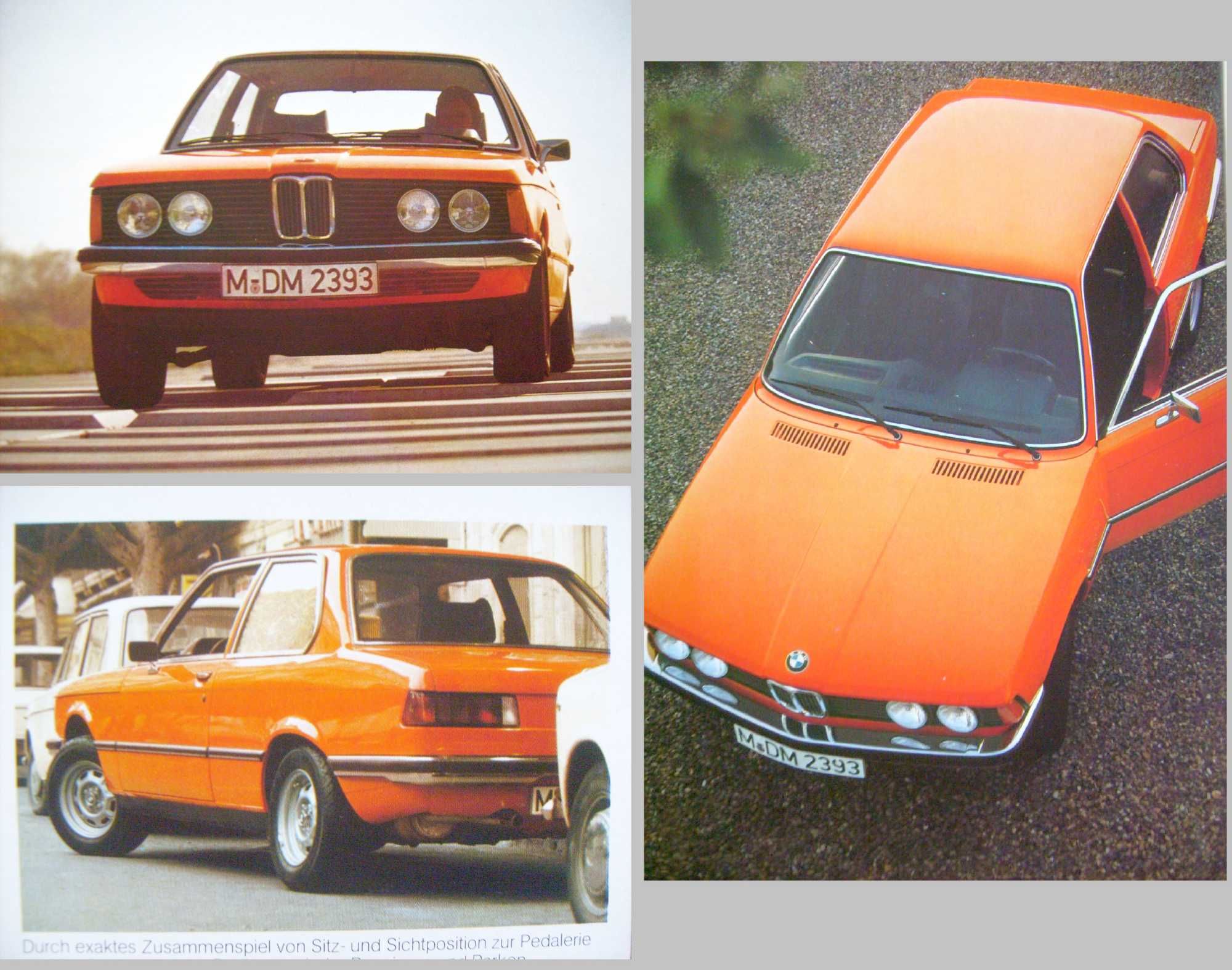 BMW serii 3 E21 1975 / 316, 318, 320, 320i * prospekt 32 strony DE