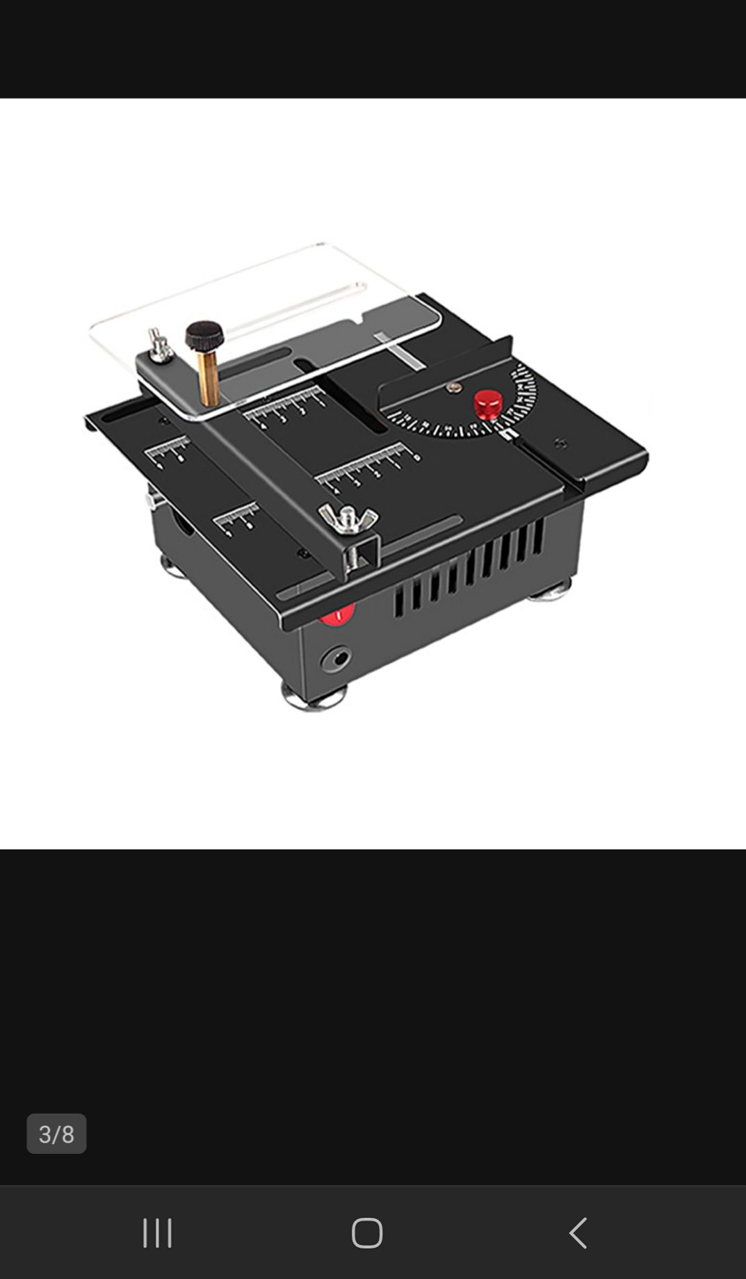 Mini elektryczna pilarka stołowa