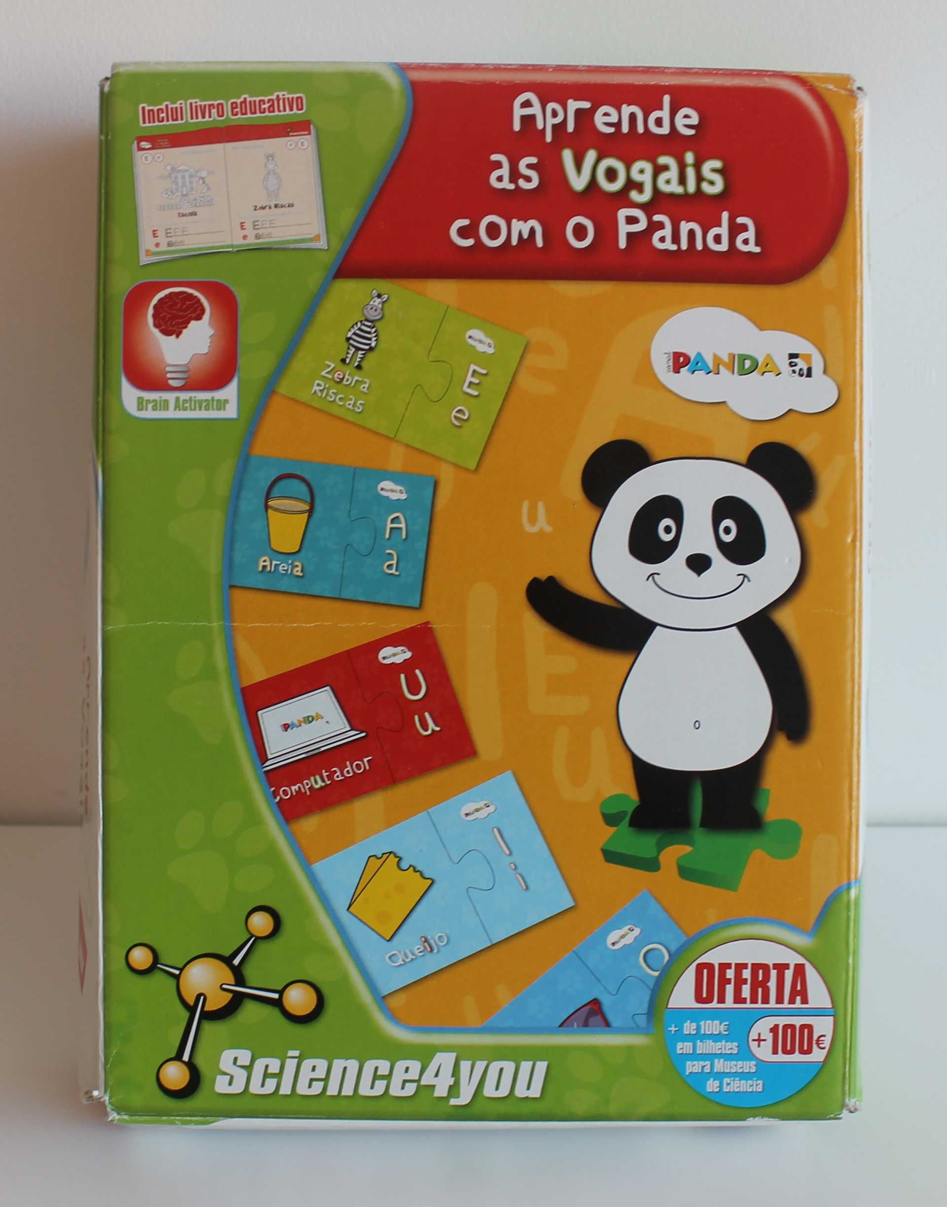Aprende as vogais com o Panda (AINDA COM CAIXA)