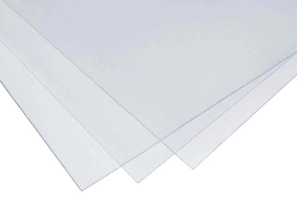 Folia PET 0,3mm Transparentna Arkusz 70 x 100cm bezbarwna 100 sztuk