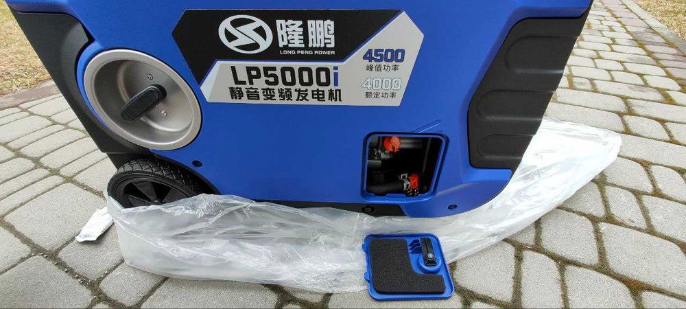 ТИХІ генератор інвенторний бензиновий 2.4-5,8 кВт чиста синусоїда нови