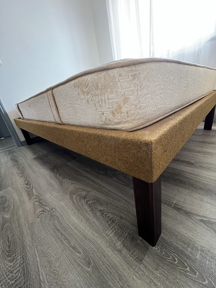 Cama de casal colchao e estrado