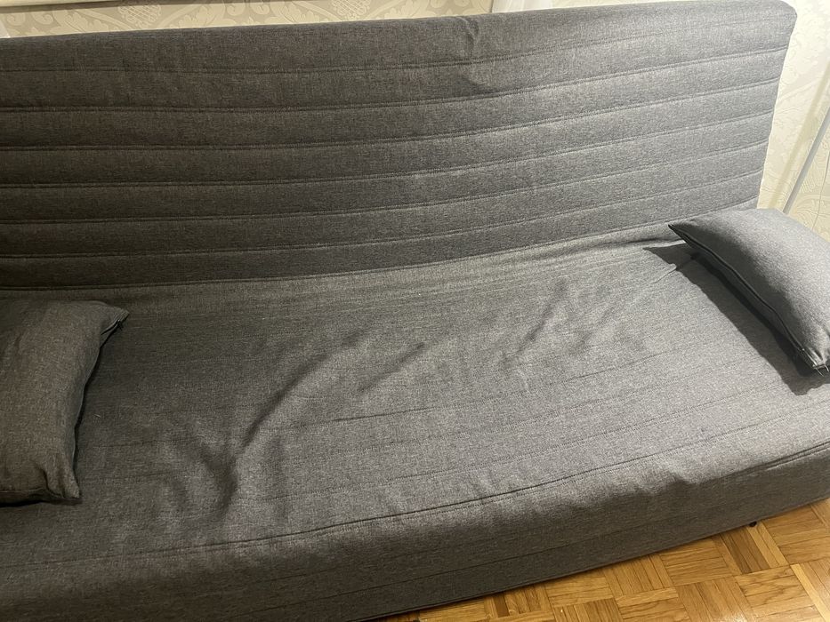 Kanapa, sofa rozkładana Ikea Beddinge stelaż, materac i pokrowiec