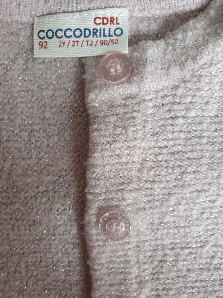 Sweterki ze srebrną nitką dla sióstr 92 i 122