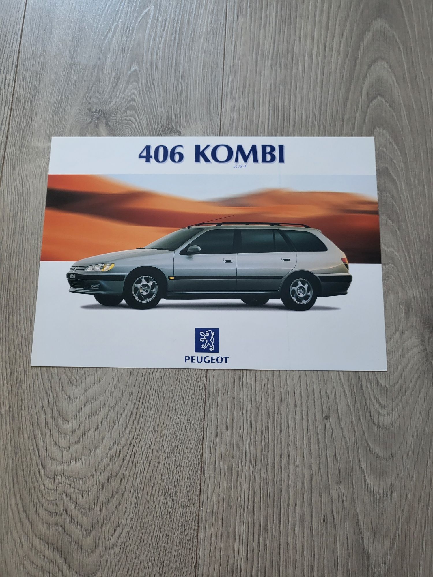 Prospekt Peugeot 406 kombi