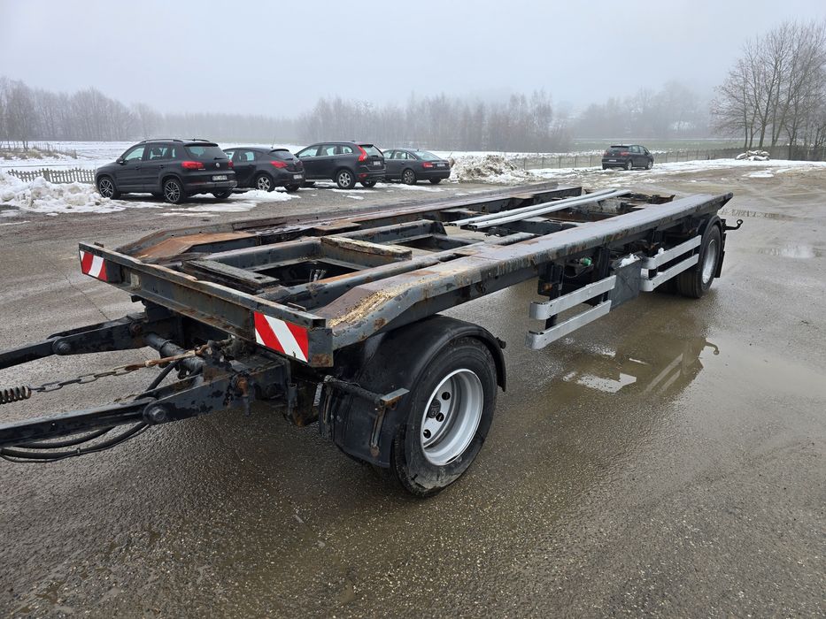 Przyczepa Huffermann 18.65 do Hakowca 19,5 RESOR BLIŹNIAK platforma