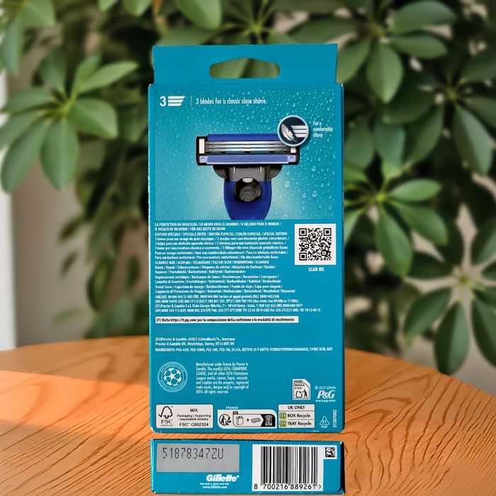 Подарунковий набір Gillette Mach3 League of Champion (ексклюзив)