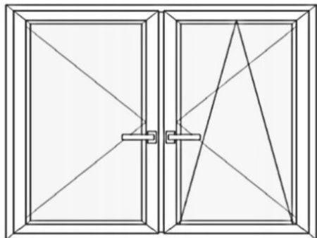 Okno białe pcv 1790x1450