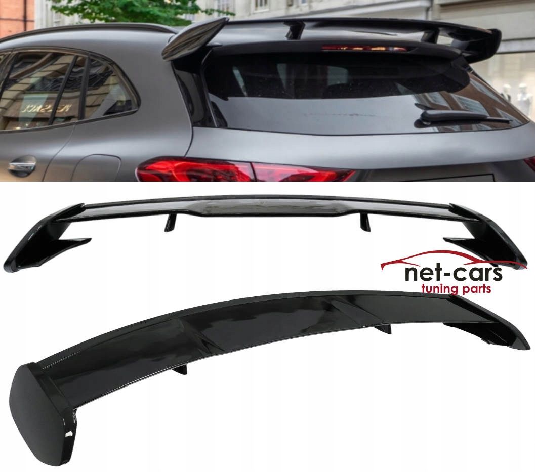 Spoiler lotka klapy dachu AERO MERCEDES GLA H247 AMG czarny połysk