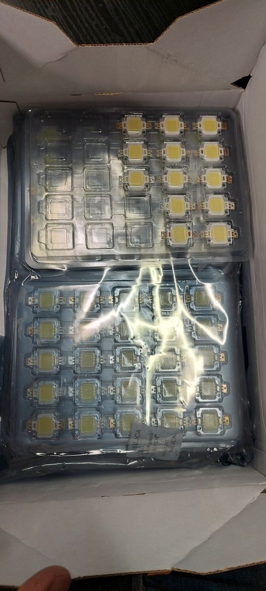 Dioda LED 10W COB zimna naświetlacz halogen lampa