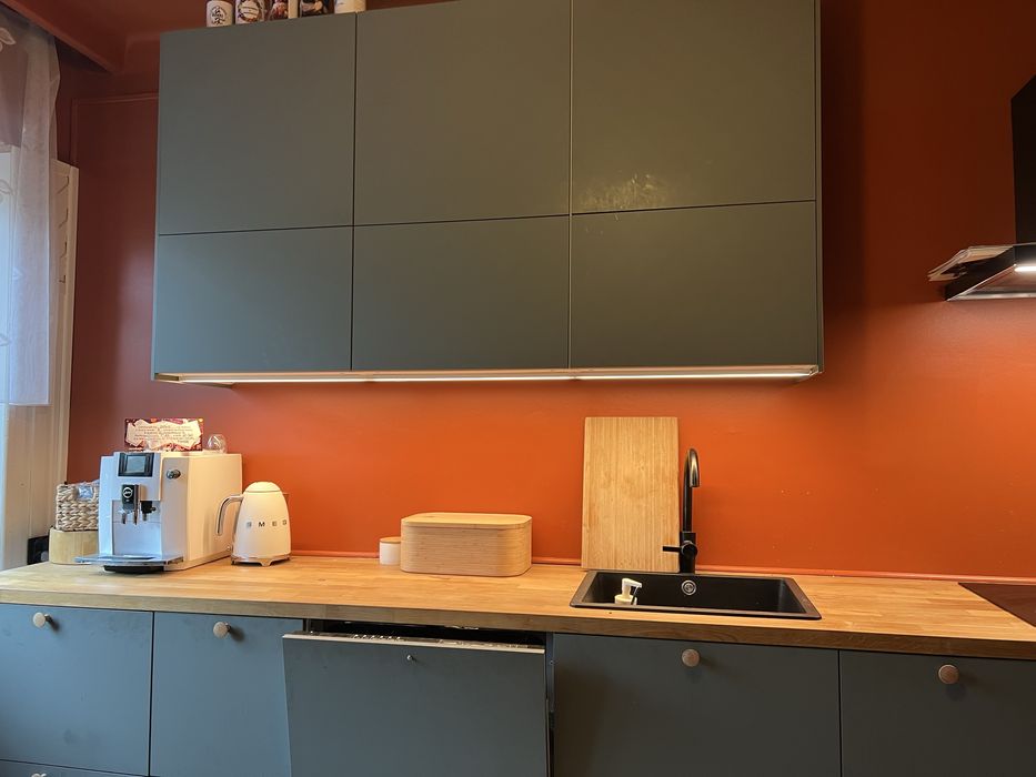 Meble kuchenne zielone 1 rok ikea plus sprzet