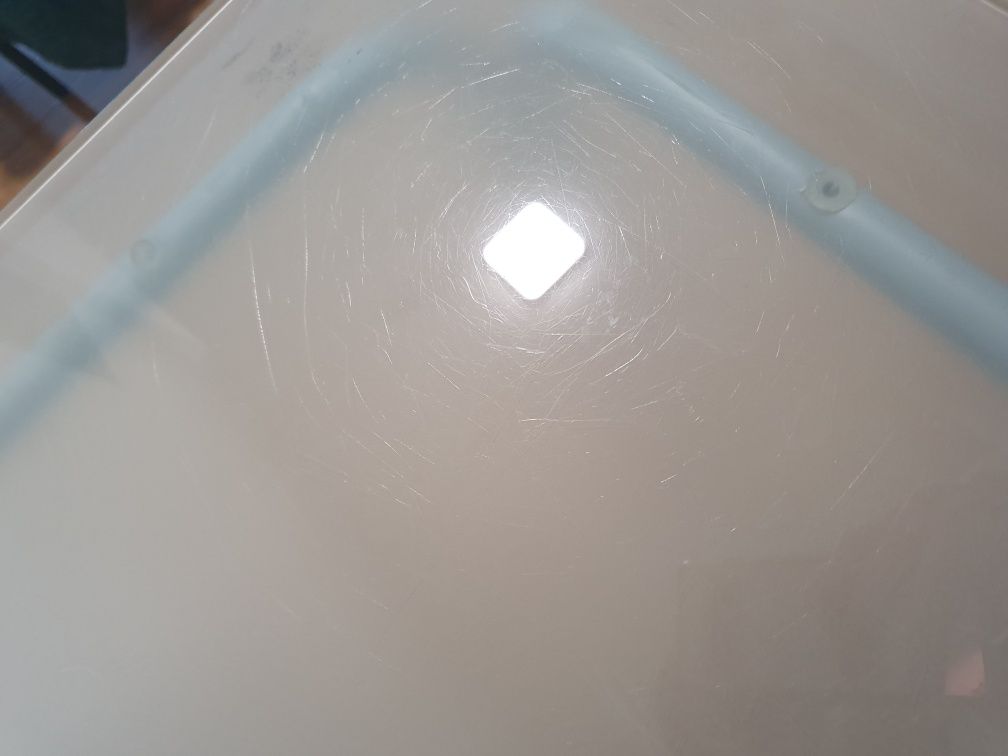 Stół szklany 75x110 wysokość 72cm do domu lub na ogród