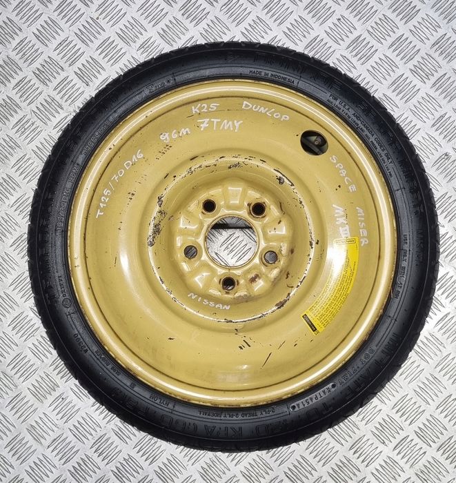 Dunlop Space Miser KOŁO Zapasowe Opona Felga 96M 7TMY T125/70D16