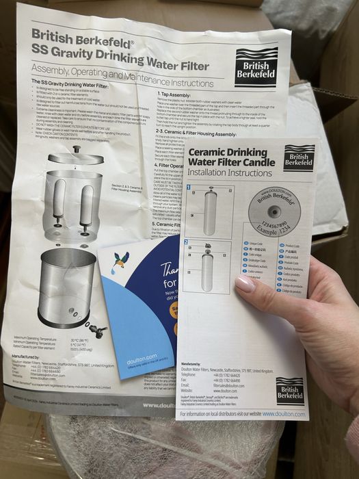 British Berkefeld Фільтр для води англійський