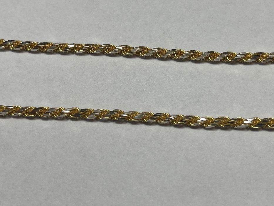 Naszyjnik, łańcuszek, zawieszka ZŁOTO pr.750