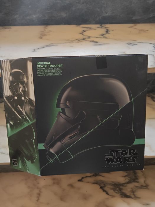 Capacete death Trooper black séries star wars, hasbro