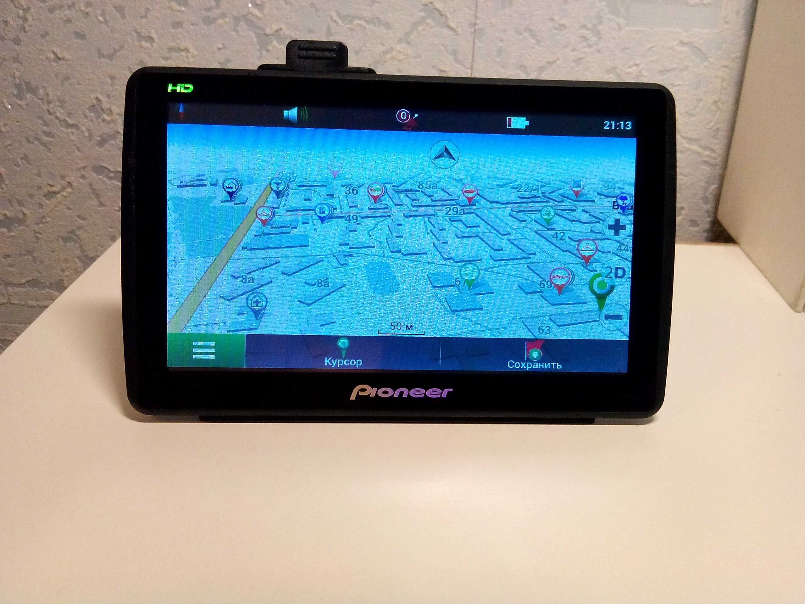 Грузовой TIR Pioneer 7 навигатор +регистратор. IGO Европа. Карты 2025г