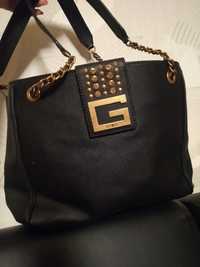 Guess shopperka czarna A4