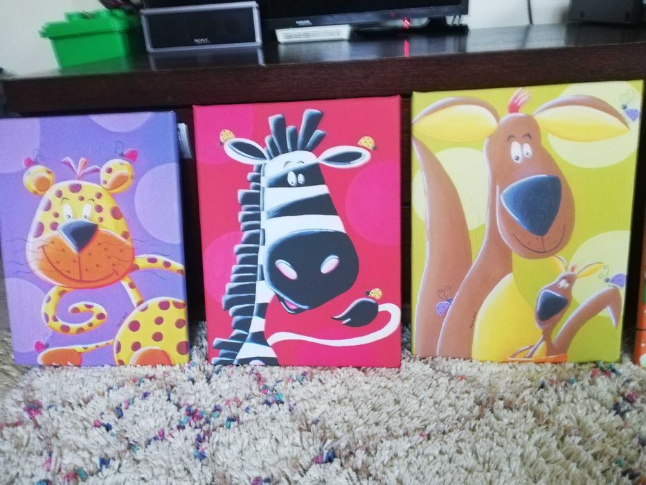 osobiście, poczta Obrazek obraz zwierzęta dla dziecka dzieci 30x40