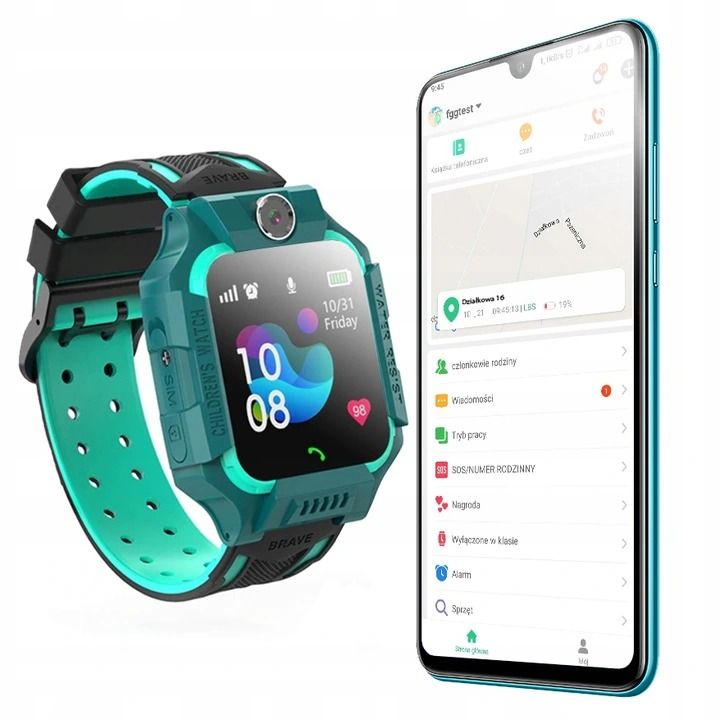 Smartwatch Dla Dzieci Zegarek Dziecięcy Lokalizator Lbs + Karta SIM