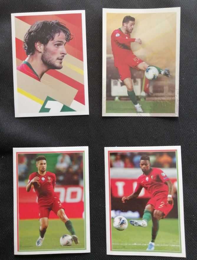 4 Cromos de Portugal Euro 2020