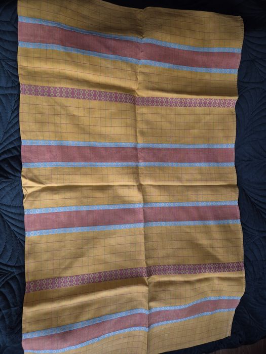 Kolorowy obrus PRL vintage