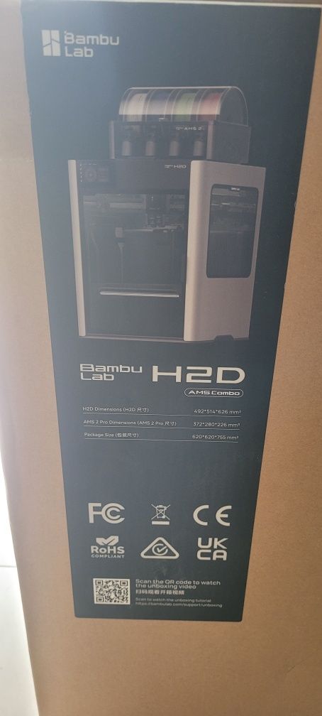 Новий 3d Принтер Bambu lab H2D combo Европейська версія