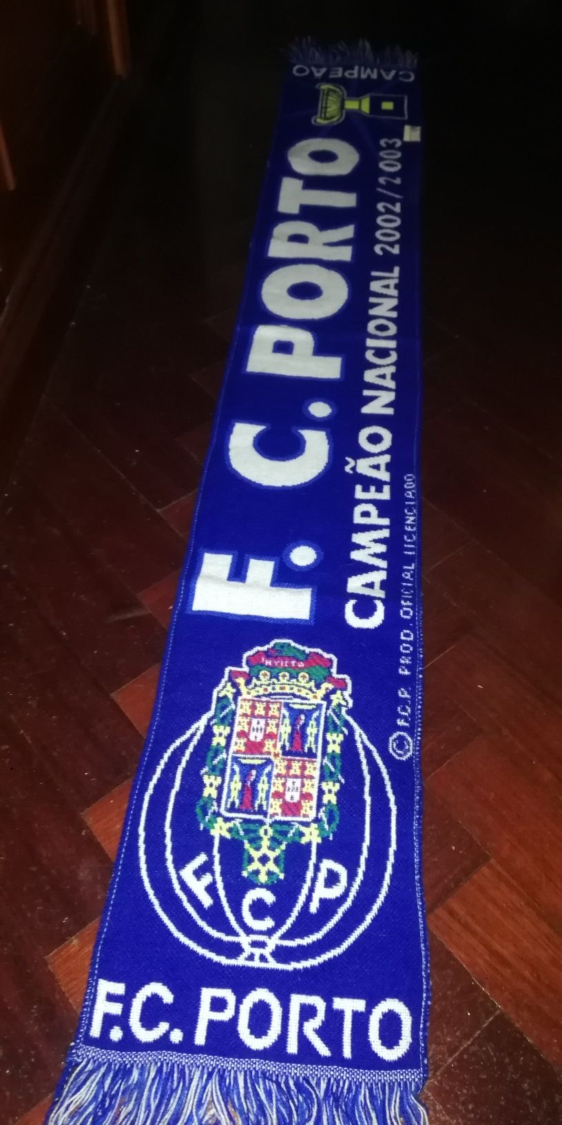 Cachecol do FCPorto campeão 2002