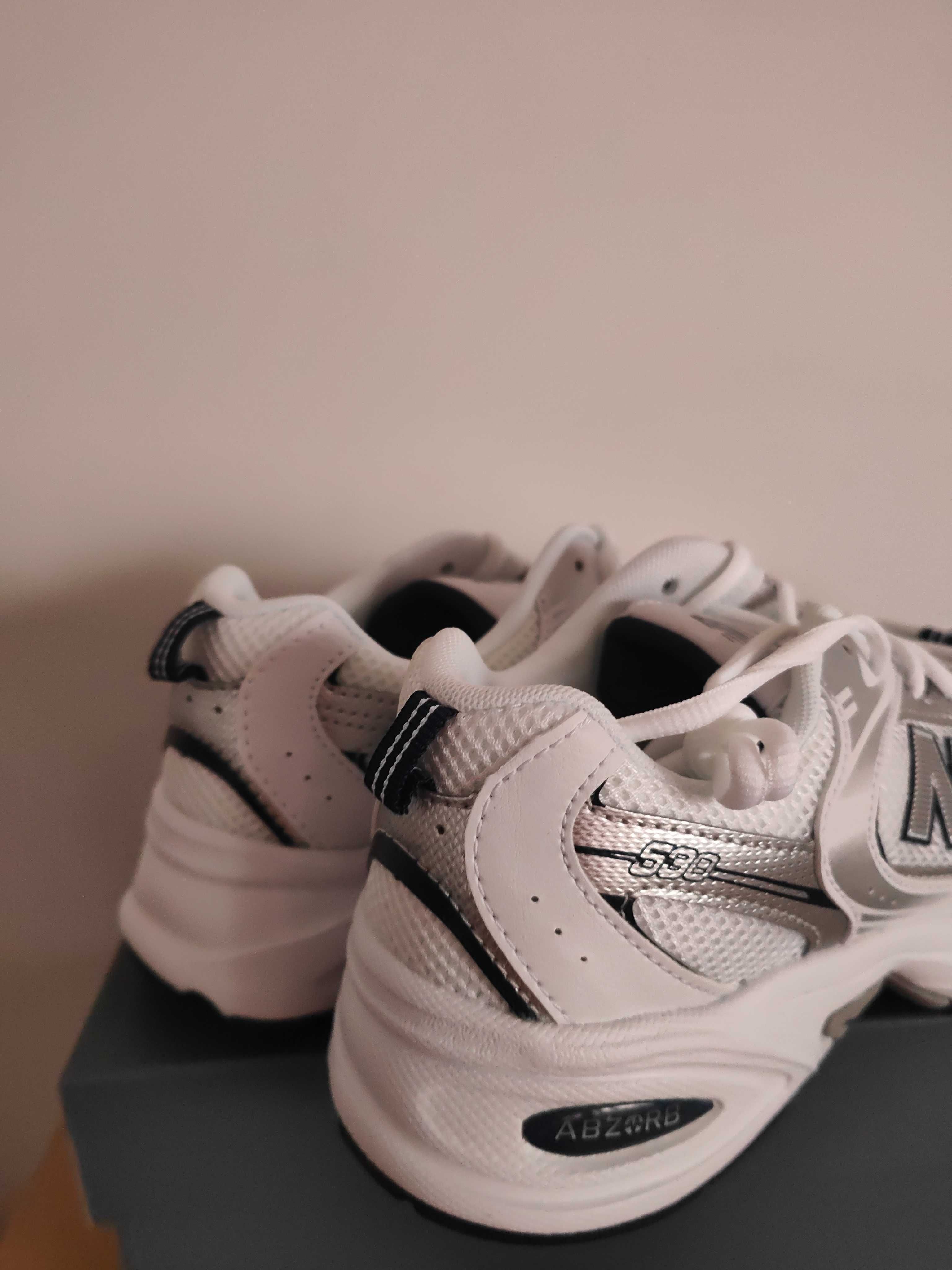 New Balance 530 biało-granatowe r. 38,5