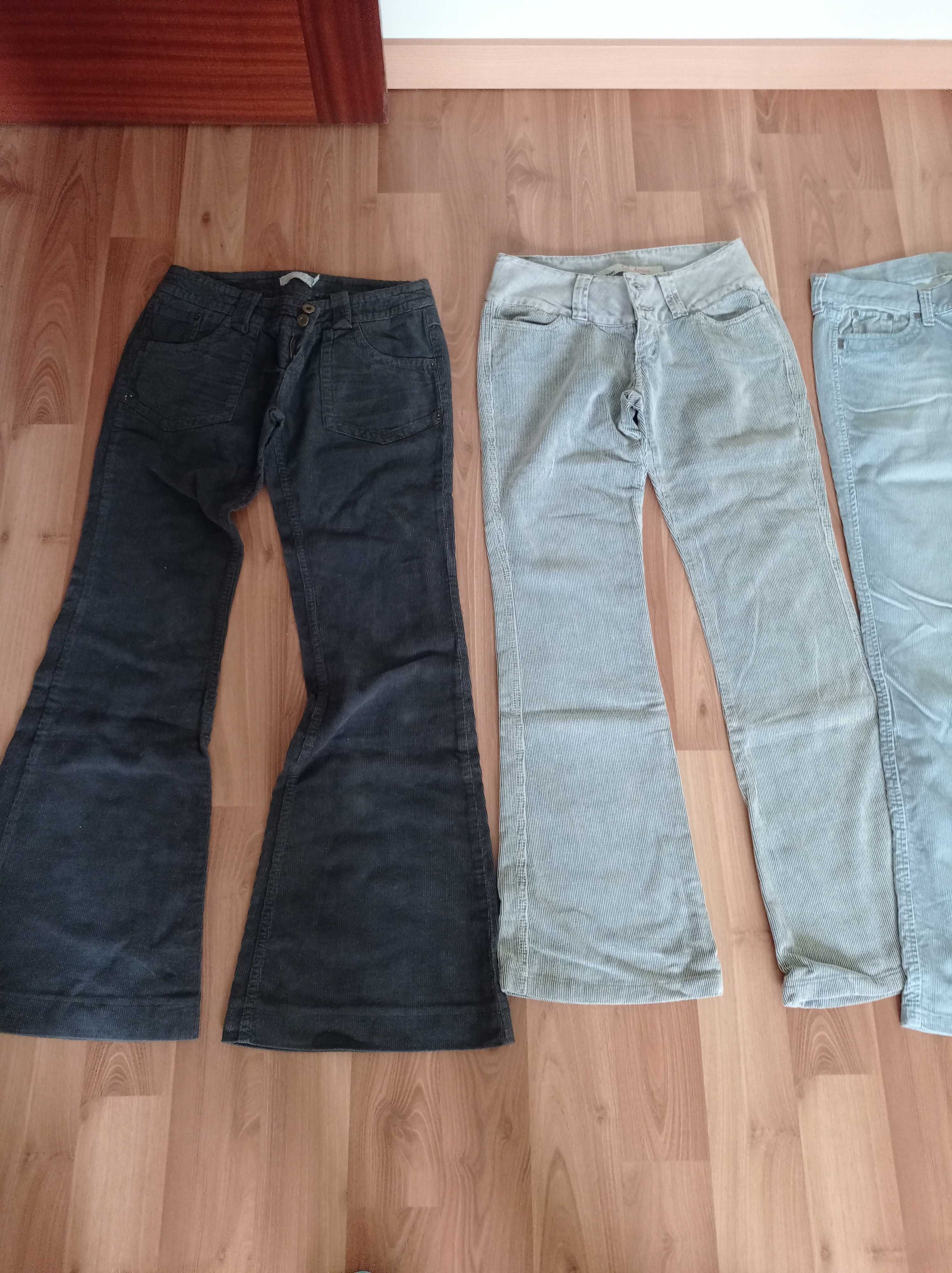 Calças Zara TRF, Pull&Bear tamanho 38 e 42; XDYE L