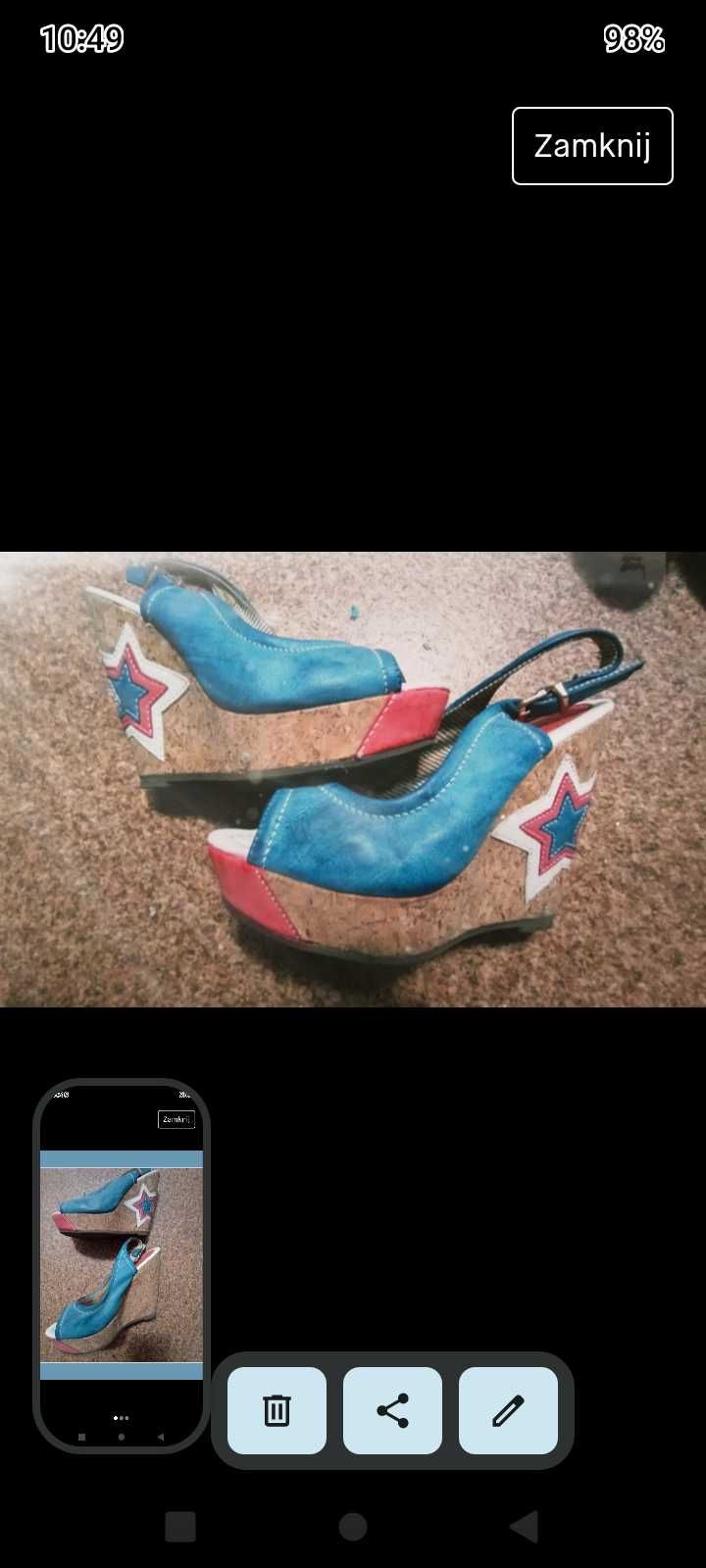 Buty damskie jesienne trzy pary
