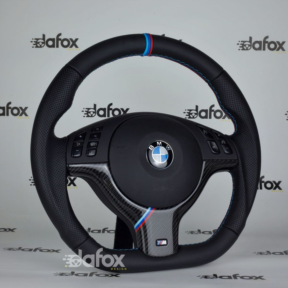 Kierownica BMW E46 M3 E39 M5 E53 M Pakiet płaski dół ścięta M sport