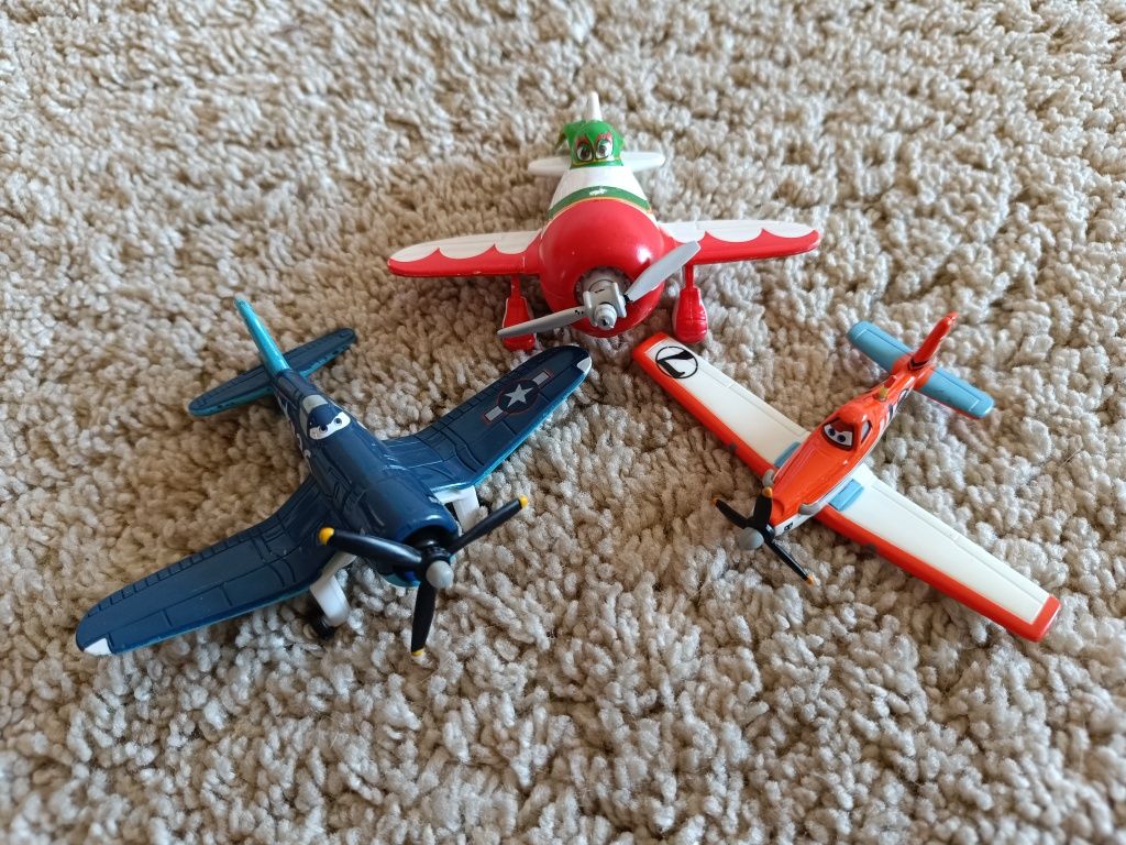 Aviões - Conjunto de 3 (Dusty, Skipper e Chupacabra)