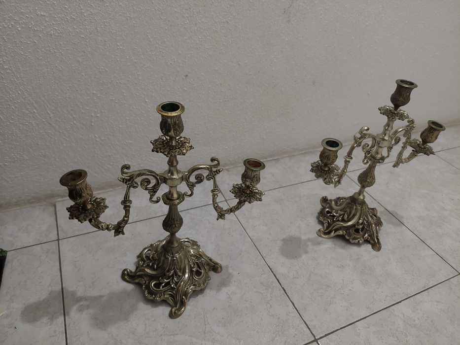 Peças estanho vintage