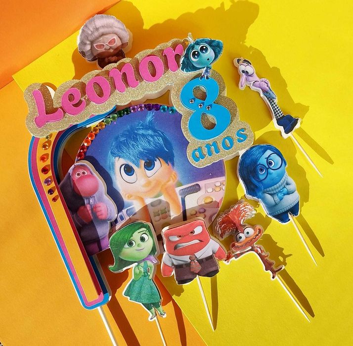 Topo de bolo personalizado