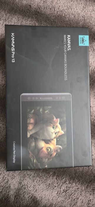 Kamvas pro 13 tablet de deselho com ecra em caixa [como novo]