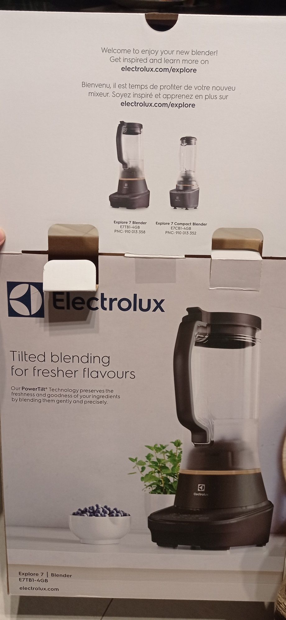 Blender Electrolux Explorer 7 nowy, E7TB1-4GB