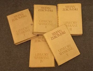 S.Żeromski 5 tomów utwory wybrane antyk