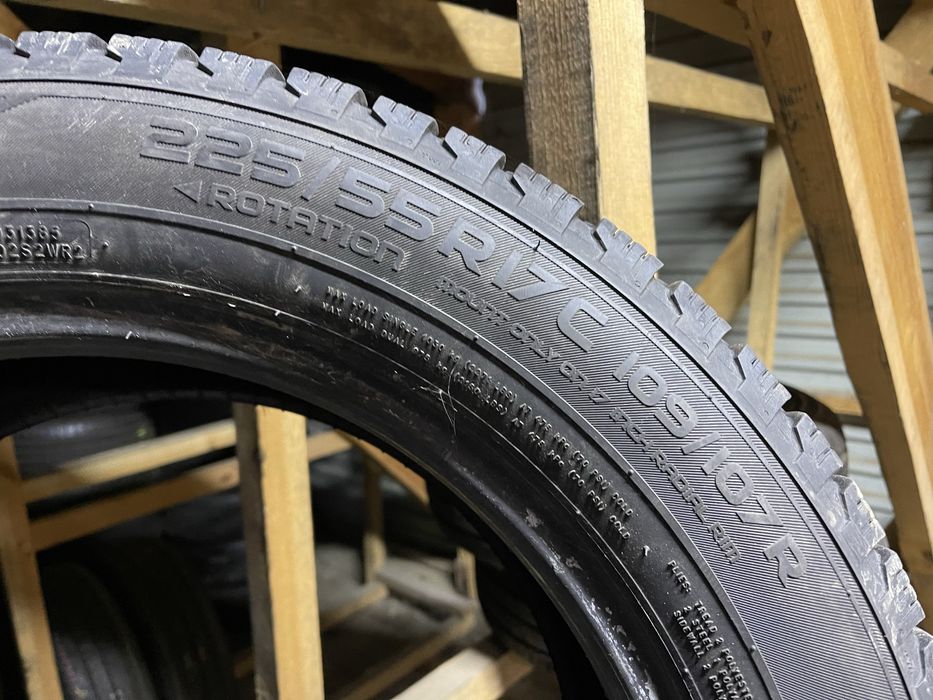 Шини зима 225/55R17C NOKIAN Hakkapeliitta C3 2 або 4 шт 8мм