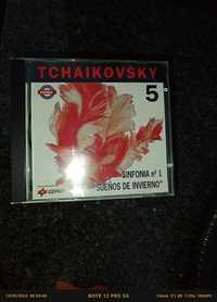 Alguns CDs da coleção Tchaikovsky