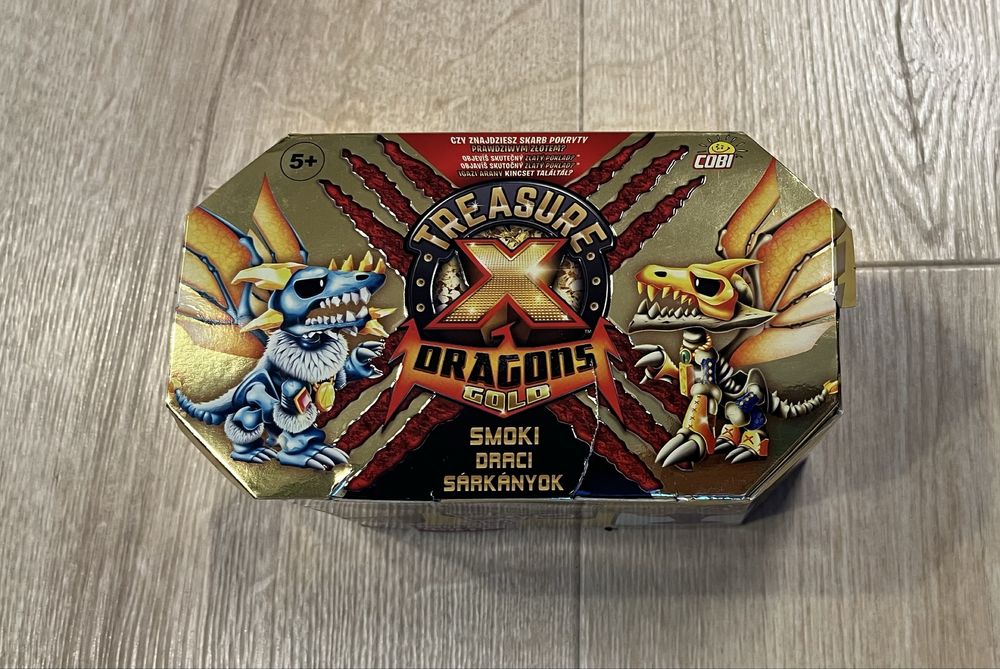 Zabawka smok Treasure X Dragons Gold
