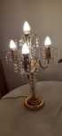 Lampa stołowa kryształowa PRL