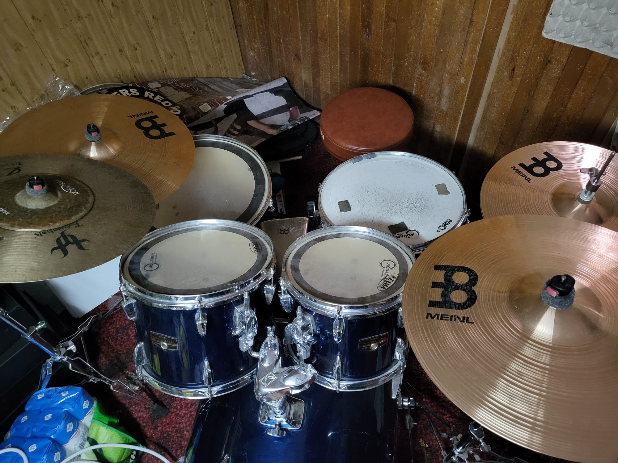 Perkusja Tama Imperialstar + Talerze Meinl MCS 2018 + Hardware